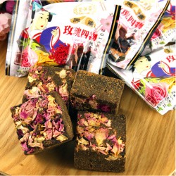 臺灣進口史瑞克黑糖塊45g 玫瑰四物沖調(diào)飲品 多口味