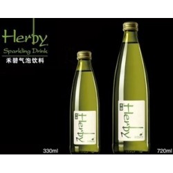 禾碧氣泡水飲料 禾碧無糖(青檸味)330ml*12瓶 玻璃瓶(整箱發(fā)貨)