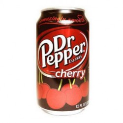 美國進口-Dr.Pepper胡椒博士汽水櫻桃味 持續(xù)熱賣 355ml*12罐/箱