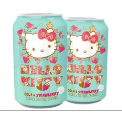 拉脫維亞 進口限量正品飲料HelloKitty草莓可樂味碳酸汽水 紀念版