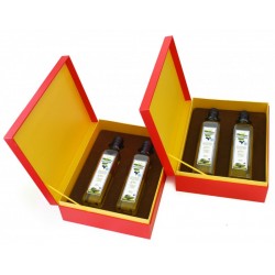 西班牙進口特級初榨橄欖油500ml*2豪華木盒禮盒裝 中秋送禮佳品