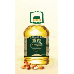 智育冷榨花生油 食用油4.5L 食用油生產(chǎn)廠家 低溫冷榨工藝