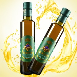 冷初壓榨脫蠟純亞麻籽油 250ml 純天然有機(jī)亞麻籽油