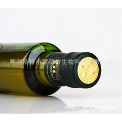 廠家直供內(nèi)蒙古冷榨亞麻籽油 蒙谷香脫蠟亞麻油500ml亞麻酸含量高