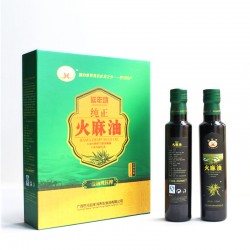 廣西巴馬植物火麻油 食用香油 食用油批發(fā) 250L*2 禮盒裝