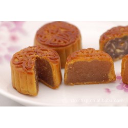 50g鮮果水果味廣式月餅批發(fā)3種口味選擇草莓鳳梨水蜜桃 一箱10斤