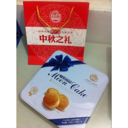 廠家直銷特色茶油特價(jià)禮盒月餅批發(fā) 400g相思尚品廣式月餅禮盒裝