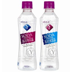 哇哈哈蘇打水 娃哈哈無汽蘇打水 正品藍色