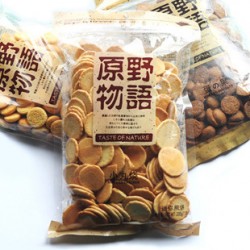 經(jīng)典懷舊零食 原野物語小丸燒 蛋之果 雞蛋味小煎餅200g 24包/箱