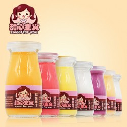 總代批發(fā) 甜心主義鮮果布丁果凍 玻璃瓶 100g  多口味 20瓶/箱