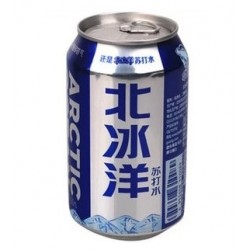 北冰洋  蘇打水 330ml*24聽/箱 北京包郵