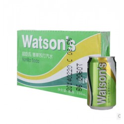 屈臣氏 Watsons 香草蘇打 330ml*24/箱