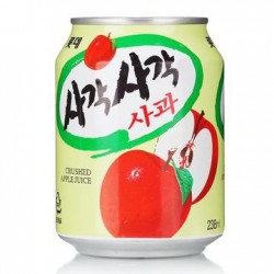 韓國進(jìn)口 lotte樂天蘋果果粒飲料 原味果肉果汁飲品 238ml*12罐