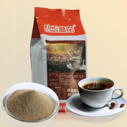 咖啡 珍珠奶茶原料批發(fā) 晶花三合一速溶咖啡粉800g裝