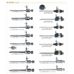 醫(yī)療器械公司腹腔鏡手術(shù)器械：十字普通穿刺器（帶保護(hù)帶螺紋）