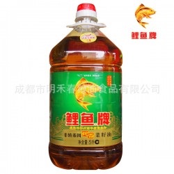 鯉魚牌 非轉(zhuǎn)基因菜籽油5L*4/件  廠家直銷 正品保證