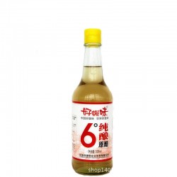 好韻味6&deg;純釀原醋500ml 無(wú)添加劑 無(wú)防腐劑