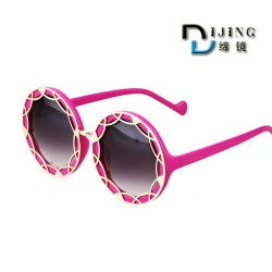 批發(fā)時(shí)尚圓形大框潮流百搭金屬圈絲太陽鏡  男女時(shí)尚墨鏡 1922