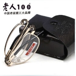 廠家直銷 正品牌老人100折疊花鏡 超清晰光學(xué)玻璃老花鏡 高檔818